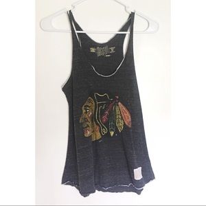 Retro Chicago Blackhawks Tank